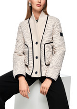 MARC CAIN SPORTS Magnolia Short Quilted Jacket With Knit Detail | AS 12.03 W18