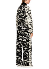 MARC CAIN SPORTS Black Blouson Jacket With Animal Print | AS 31.04 J03