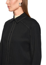 MARC CAIN SPORTS Black Rethink Together Classic Blouse | AS 51.02 W57
