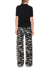 MARC CAIN SPORTS Black Rethink Together Knitted Polo Shirt | AS 53.10 M80