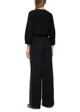 MARC CAIN SPORTS Black Welkom Wide Trousers | AS 81.02 W05