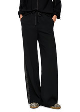 MARC CAIN SPORTS Black Welkom Wide Trousers | AS 81.02 W05
