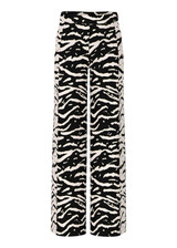 MARC CAIN SPORTS Black Welkom Trousers With Animal Print | AS 81.13 J03