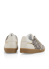 MARC CAIN SPORTS White And Black Sneakers With Animal Print | AS SH.01 L02