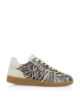 MARC CAIN SPORTS White And Black Sneakers With Animal Print | AS SH.01 L02