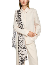 MARC CAIN SPORTS Magnolia Scarf With Print | AS B4.07 Z12