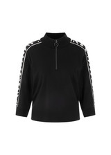 MARC CAIN SPORTS Black Rethink Together Loose-Fit Jumper | AS 41.09 M09