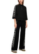 MARC CAIN SPORTS Black Rethink Together Loose-Fit Jumper | AS 41.09 M09