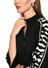 MARC CAIN SPORTS Black Rethink Together Loose-Fit Jumper | AS 41.09 M09