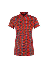 MARC CAIN COLLECTIONS Aurora Red Organic Cotton Shirt | AC 48.55 J11