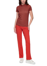 MARC CAIN COLLECTIONS Aurora Red Organic Cotton Shirt | AC 48.55 J11