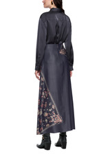 MARC CAIN COLLECTIONS Periscope Viscose Skirt With Paisley Print | AC 71.02 W06