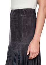 MARC CAIN COLLECTIONS Periscope Midi Leather Skirt Rethink Together | AC 71.15 L02