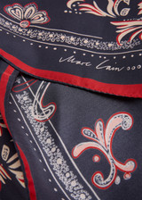 MARC CAIN COLLECTIONS Periscope Silk Scarf With Paisley Pattern | AC B1.05 Z12