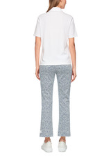 MARC CAIN ADDITIONS White Polo Shirt In Cotton Stretch | AA 53.02 J14