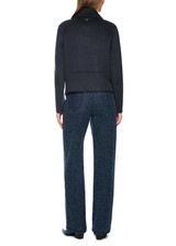MARC CAIN COLLECTIONS Periscope Elegant Wool Jacket In The Biker Style | AC 12.01 W33