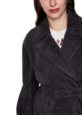 MARC CAIN COLLECTIONS Periscope Real Leather Jacket 'Rethink Together' | AC 12.06 L02
