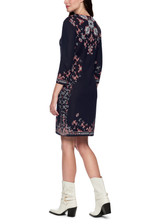 MARC CAIN COLLECTIONS Navy Rethink Together Dress | AC 21.08 M01