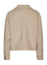 ILSE JACOBSEN HORNBAEK Wheat Short Buttoned Jacket | WOOLEN01