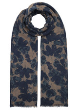 ILSE JACOBSEN HORNBAEK Beige Butterfly Butterfly Scarf | WOOCA02