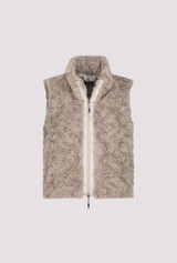 MONARI Toffee Waistcoat Fur Vest