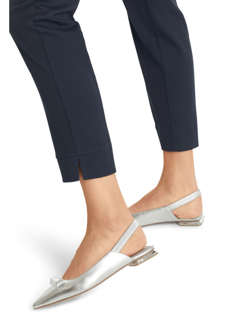 MARC CAIN Mngt Blue Fushun Trousers With Crease