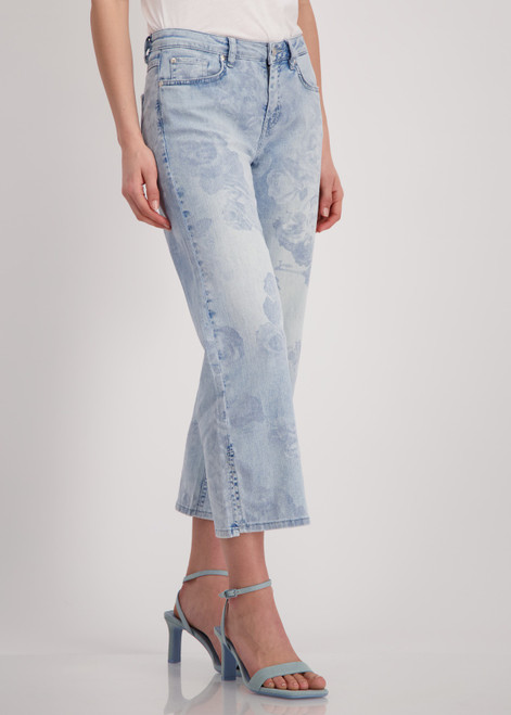 MONARI Jeans Pants Jeans Floral Print