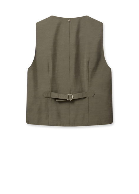 MOS MOSH Dusty Olive Lua Eden Vest
