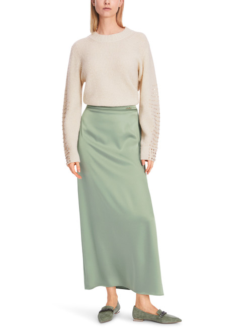 MARC CAIN Frozen Sage Pencil Skirt With Stretch | XC7120W15