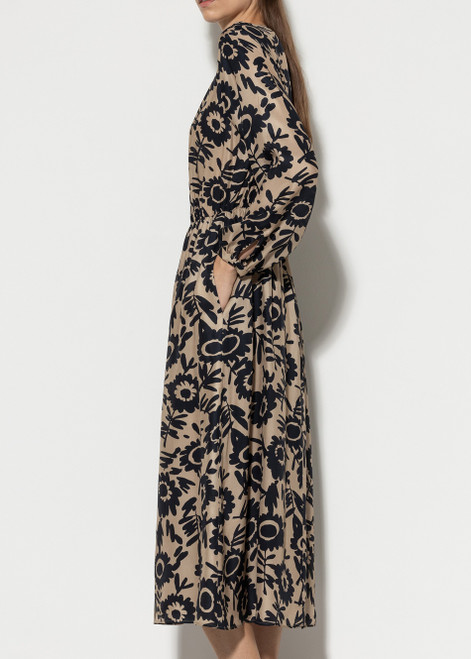 LUISA CERANO MAXI DRESS WITH FLORAL PRINT