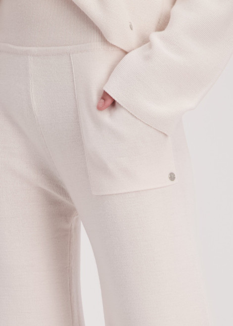 MONARI Sandshell Wide Leg Knitted Pants