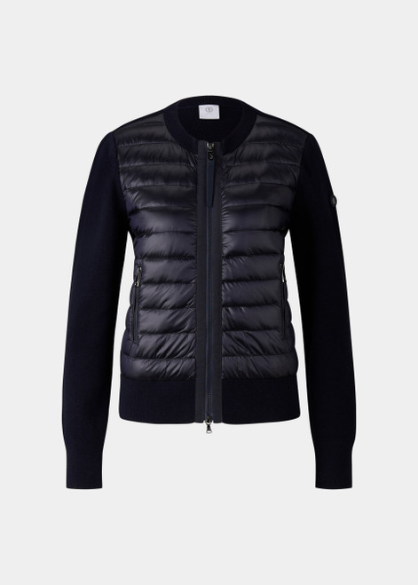 BOGNER hybrid jacket with wool and quilted down, featuring zip details and an urban outdoor style, available at redpearl.com.au. BOGNER hybrid jacket with wool and quilted down, featuring zip details and an urban outdoor style, available at redpearl.com.au.