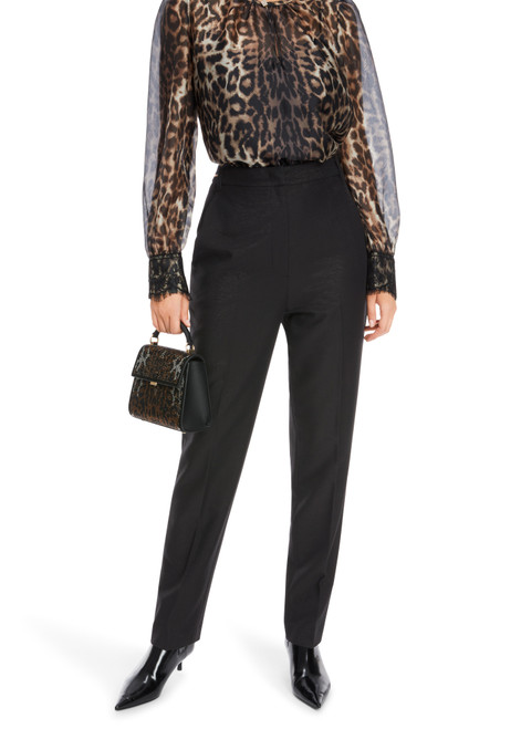 MARC CAIN Black Fuzhou With Glitter Details