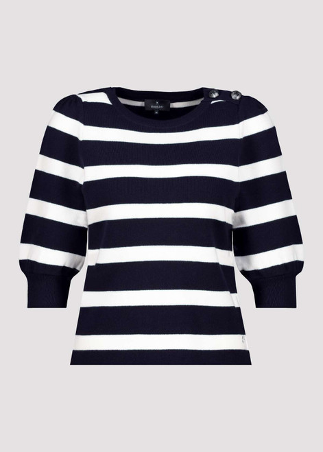 MONARI Deep Ocean Striped Striped Knitted Jumper | 409232