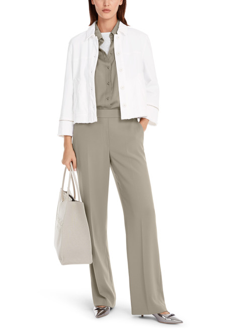 MARC CAIN COLLECTIONS Off-White Rethink Together Denim Jacket | YC 31.11 D81 MARC CAIN COLLECTIONS Off-White Rethink Together Denim Jacket | YC 31.11 D81