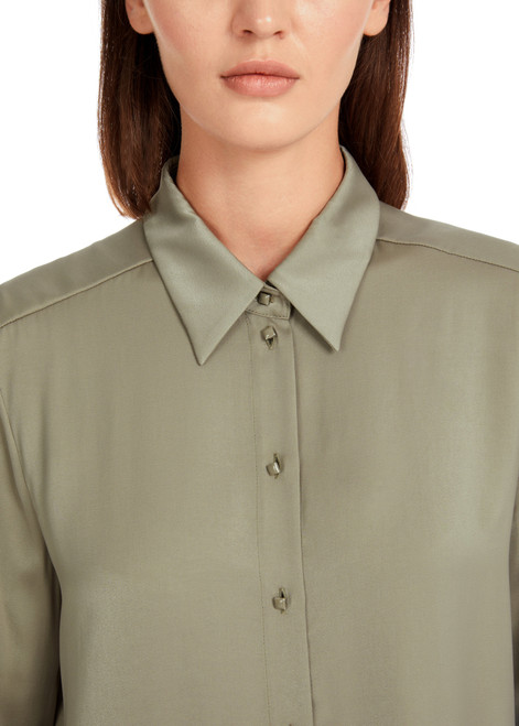 MARC CAIN COLLECTIONS Sage Powder Blouse In Viscose Crepe | YC 51.12 W01
