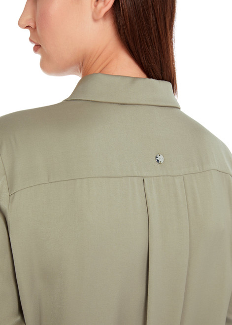 MARC CAIN COLLECTIONS Sage Powder Blouse In Viscose Crepe | YC 51.12 W01