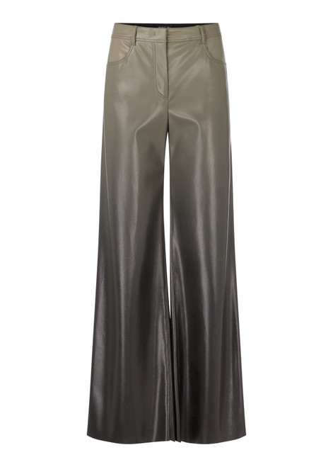 MARC CAIN COLLECTIONS Sage Powder Warri Fun Leather Trousers | YC 81.36 J25