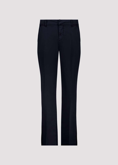 MONARI Deep Ocean Chinos With Side Slit | 409338