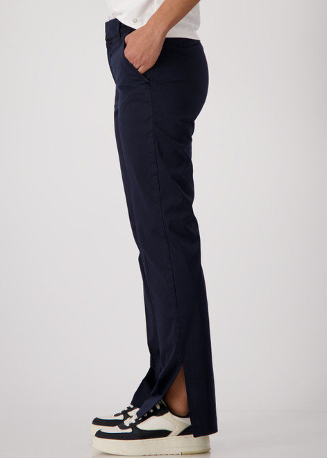 MONARI Deep Ocean Chinos With Side Slit | 409338