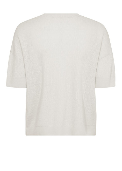 MOS MOSH Ecru Swann O-Ss Flora Tee | 164560 MOS MOSH Ecru Swann O-Ss Flora Tee | 164560