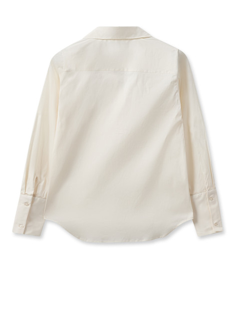 MOS MOSH Ecru Mmsybel Wave Shirt | 165240 MOS MOSH Ecru Mmsybel Wave Shirt | 165240