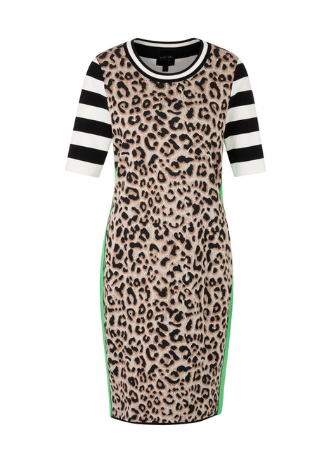 MARC CAIN SPORTS Granola Mix Pattern Dress - Knitted In Germany | YS 21.03 M10 MARC CAIN SPORTS Granola Mix Pattern Dress - Knitted In Germany | YS 21.03 M10