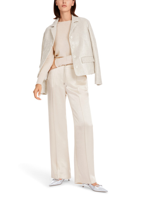 MARC CAIN COLLECTIONS Deep Pearl Round Neck Wool Pullover | YC 41.20 M75 MARC CAIN COLLECTIONS Deep Pearl Round Neck Wool Pullover | YC 41.20 M75