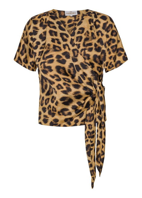 KARMAMIA  Dagmar Blouse- Leopard | 1866KM