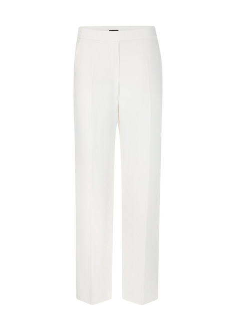 MARC CAIN COLLECTIONS Off-White Washington Slip-On Trousers | YC 81.15 W56 MARC CAIN COLLECTIONS Off-White Washington Slip-On Trousers | YC 81.15 W56
