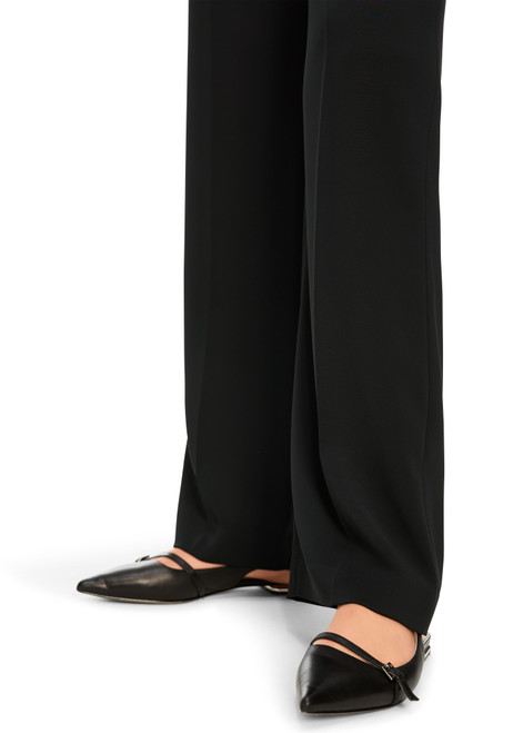 MARC CAIN COLLECTIONS Black Washington Slip-On Trousers | YC 81.15 W56