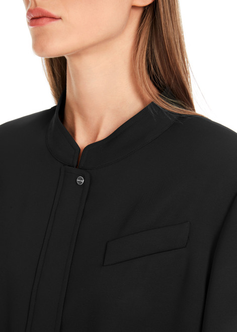 MARC CAIN COLLECTIONS Black Soft Flowing Blouson Jacket | YC 31.12 W56