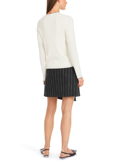 MARC CAIN COLLECTIONS Off-White Rethink Together Knitted Cardigan | YC 39.10 M77