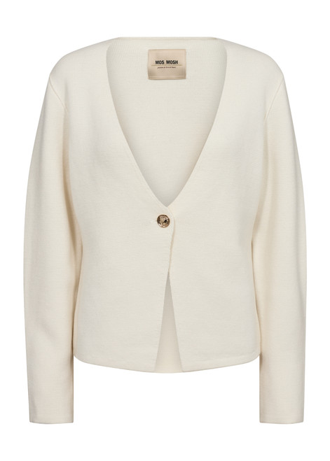 MOS MOSH Ecru Mmtaegan Knit Cardigan | 168790